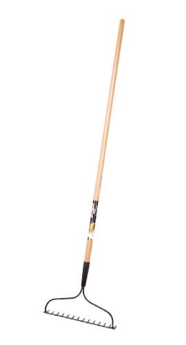 True Temper GL-BR-E 14-Tooth Eagle Lawn Bow Rake with Wood Handle