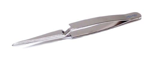 Crosslock Tweezer Sharp 4-3/4"