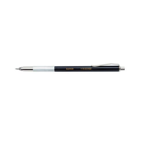 Bahco 1179-SCRIBE Scriber with Interchangeable Carbide point, Silver/Black, 150 mm