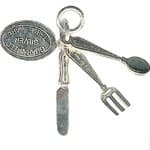Silver Cutlery Charm