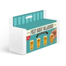 Mini Pint Shot Glasses by Bluw