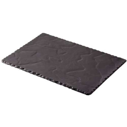 "Revol Basalt Rectangular Plates 300mm 300x 200mm/ 11 4/5x 7 3/4". Pack quantity: 6."