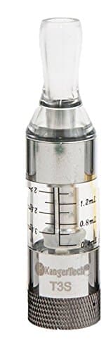 Authentic T3S Bottom Coil Clearomizer  translucent / 1.8ohm