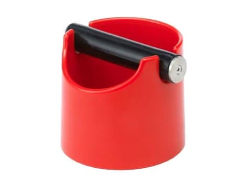 Knockbox Basic | Modern Minimalistic Coffee Grounds Collector | Red, Ø 10 x H 12 cm