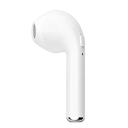 OUtonghui Mini Wirelesss Bluetooth Headset In-Ear Single Left Earbuds 4.1 for Iphone 7 7Plus 6 6s 6s Plus Android Phone (white)