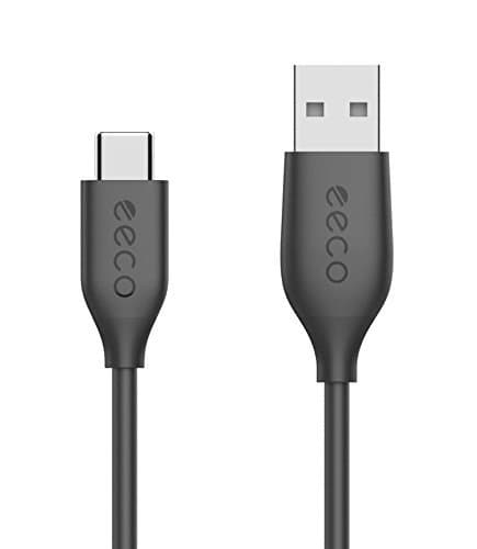 eeco USB-C Cable, USB Type C to USB 2.0 Fast Charging Cable 1m(3ft) for Samsung Galaxy S8/S8 Plus, LG G5/G6, MacBook, Nexus 5X/6P, Pixel, Nintendo Switch and more(Black)