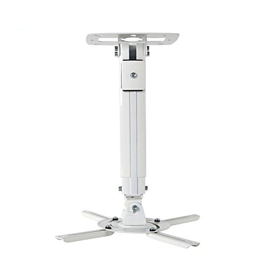 NBSilence® General Height Adjustable Projector Mount Bracket Tilt 15 Degrees and Swivel 90 Degrees, Max Support 17.6 lbs Weight (PMB305)