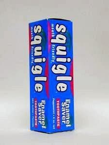 Squigle Enamel Saver Toothpaste, Peppermint, (4 oz. each) by Squigle