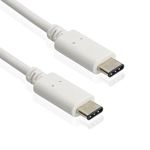 Jiexun Type C to Type C Data Cable USB Double-Headed Type-c Data Cable for Nexus 5X, 6P, Nokia N1, Macbook and more(white)
