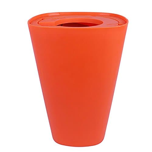 Upside-Down Sky Planter Hanging Flower Pot (Orange, Large)
