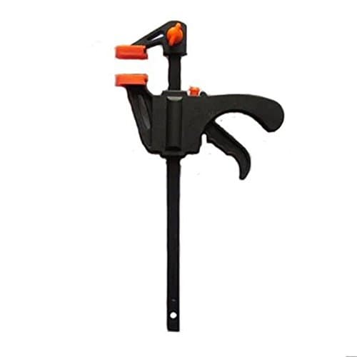 JOYOOO 6 Inch/150mm 2 Pack Quick Ratchet Release Speed Squeeze Wood Working Work Bar Clamp Clip Kit Spreader Gadget Tool DIY Hand