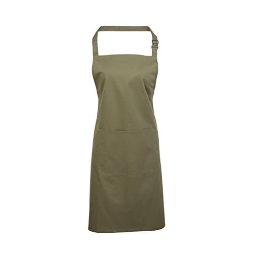 Premier Colours Bib Apron Olive