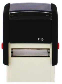 Personalised Custom Made Self Inking Rubber Stamp (up to 3 lines of Text) 27 x 10 mm