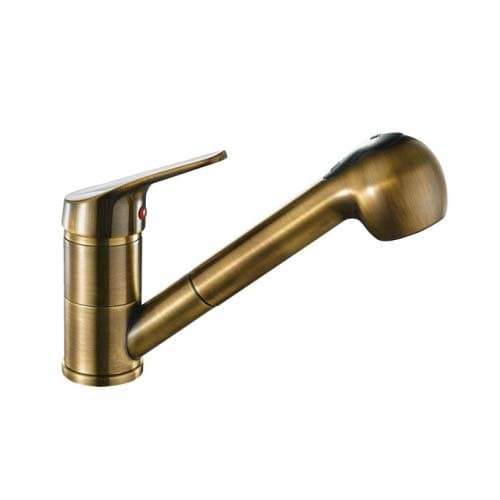 Bluewater Old Gold Kitchen Sink tap with The Pull-Out spout Virginia