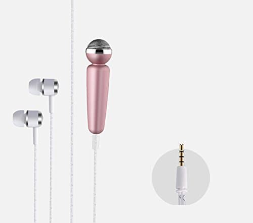 CCLOON 2-1 Mini Light Handheld Condenser Microphone MIC with a Earphone for Studio Broadcasting Plug &amp;Play Home Studio for Iphone Android Recording, PC, Computer, Youtube Podcasting