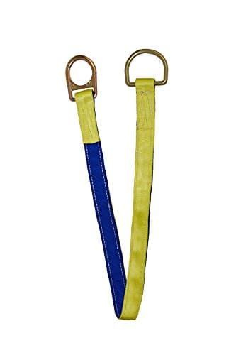 Elk River 26773 EZE-Man Nylon/Polyester Web Sling with 2 D-Ring, 3' Length x 1-3/4" Width