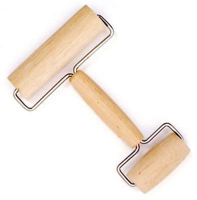 SCI Double Dough Roller 4 & 2.5 Rollers - Pastry Pizza Pasta Hand Rolling Pin by Pizza Dough Tools