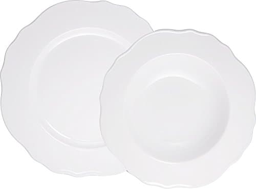 Gepolana 12-pc tableware set porcelain white