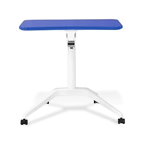 Height Adjustable Table in Blue (Blue) (28-41H x 27.5W x 19D)
