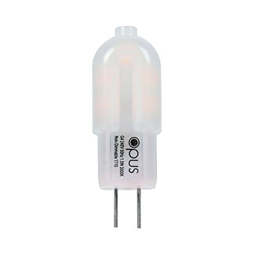 5 x Opus LED Capsule G4 Light Bulb 1.5 watt 240V 2 Pin Warm White Lamp - Transformer not Required
