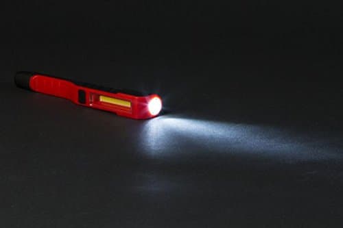 Electralight 65269 Ultra Bright COB Work Light with Torch - Red/Yellow/Blue