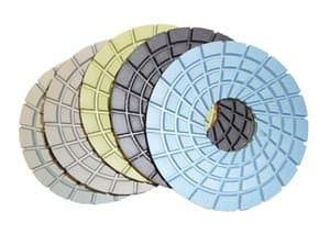 Toolocity CPP05SET 5-Inch Con-Shine Dry/Wet Diamond Polishing Pad for Concrete Set of 5