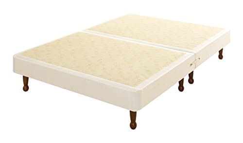 Comfy Beds Small Single Divan Base Only On Legs, 2 ft, White