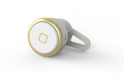 Upgraded BearBizz Smallest Mini Wireless Single Side Stereo Bluetooth 4.1 Headphones Earphones, hands-free calling for iPhone Samsung Smart Phones, and tablets (Gold)