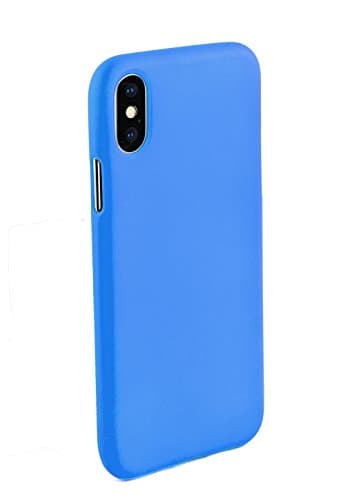 iPhone X TPU Rubberised Soft Touch Case (Blue)