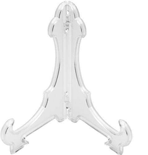 Good Quality 5" Clear Plastic Plate Display Stand