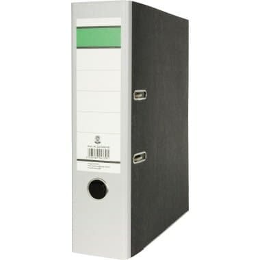 120006980 Folder DIN A4 Spine Width: 80 mm Grey Cloud Marble 2 Pieces