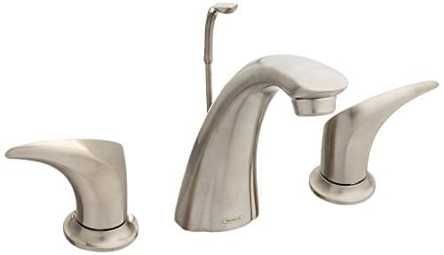 Just JLR-701-DA-N Two Handle Bathroom & Lavatory Widespread Faucet&44; Polished Nickel