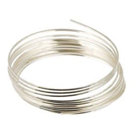 Sterling Silver Dead Soft Wire - Square - 5 ft - 22 Gauge : Pack of 1 Pack