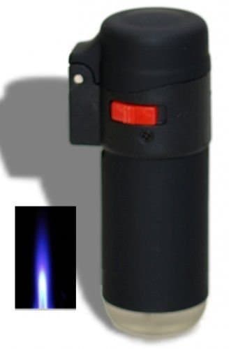Coney Black Large Tank Lighter With Flame Lock Windproof Refillable New Multi Listing (3 x lighters)