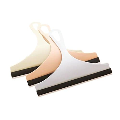 UOOME 3 Pieces Silicone Rubber Squeegee Car Window Shower Scraper Cleaner Window Squeegee Pecfect for Glass, Mirror, Shower