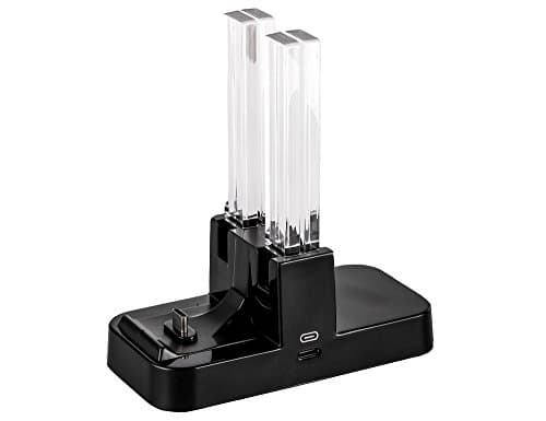 Charging Dock and Stand for Nintendo Switch Joy-Con Pro Controller, SuCeTa Ultimate Charging Station with Type C USB Charging Cable for Nintendo Swith Joy-con Controler, Pro Controller, Securely Store and Charge Up to 4 Joy-Con Controllers or 2 Joy-Cons and 1 PRO Controller, Updated designed with ON/OFF switch Button