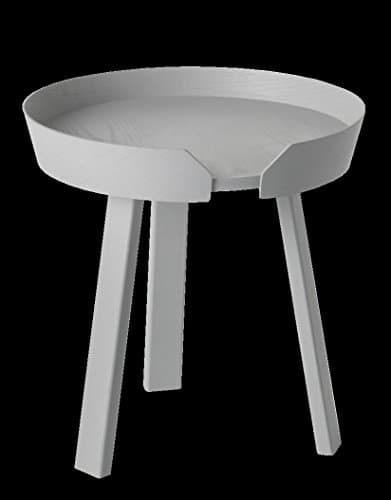 HAKN Solid wood round table Small apartment storage tray coffee table Combination table coffee table 2 colors available Size optional ( Color : A , Size : 720*375MM )