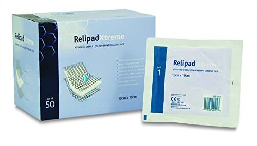 Relipore 10 cm Low-Adherent Dressing Pads
