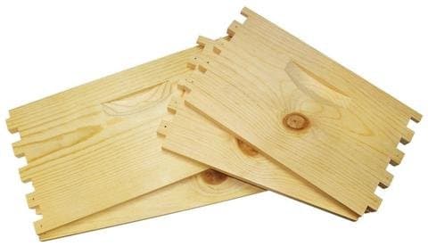 Langstroth Brood Box for bee hive- 10 frame hive- pine flat (x3 boxes)