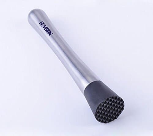 ECVISION Drink Muddler Best Bar Tool &amp; Mojito Mixer Of Stainless Steel Cocktail Muddler Create Delicious Refreshing Cocktails Muddle Stick Bar Utensil (Cocktail Muddler)