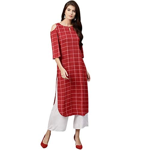 GeruaWomen's Straight Kurta