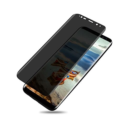 Galaxy S8 PLUS Screen protector,PACIFIC Galaxy S8 PLUS Privacy Screen protector,S8 PLUS Privacy Tempered Glass Anti-Spy [3D Curved] [Case Friendly] Film Screen Protector For Samsung Galaxy S8 PLUS (Transparent)