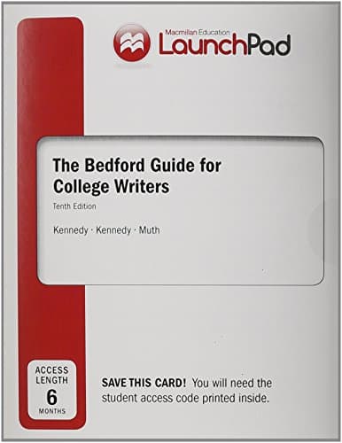 Launchpad for the Bedford Guide for College Writers with Reader, Research Manual, and Handbook (Six Month Access)