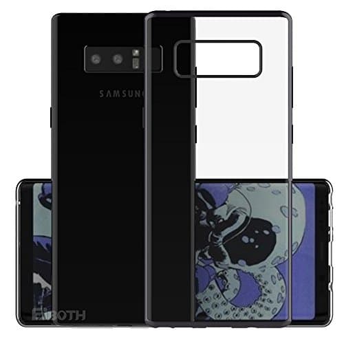 Samsung Galaxy Note8 Phone Case, EJBOTH TPU Case Soft Silicone Back Cover Protector For Samsung Galaxy Note 8 - Anti Slip Scratch Resistant.[ Black ]
