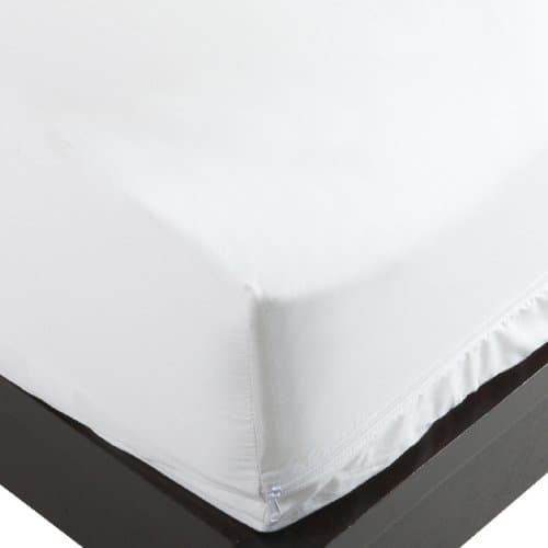 Stretch Knit Polyester Bed Bug &amp; Dust Mite Control Queen 12Inch Deep Pocket Mattress Protector