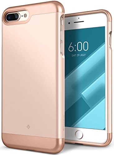 Caseology Savoy for iPhone 8 Plus Case (2017) - Stylish Design - Gold
