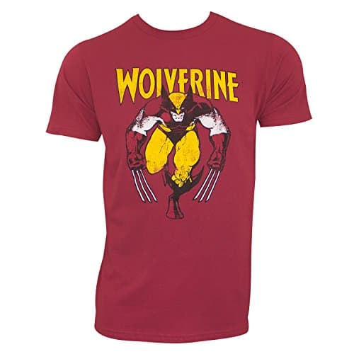 Marvel Comics Wolverine Red T-Shirt X-Large