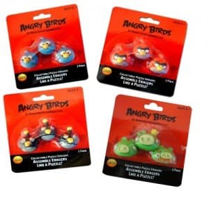 Angry Birds. Erasers 3 pack (rubbers)