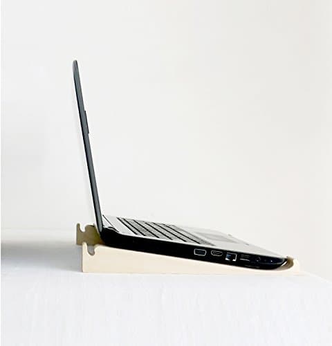 HumbleworksLaptop Stand for PC Users | Improves Posture and Ventilation | Easy Transportation | Wood PC Support