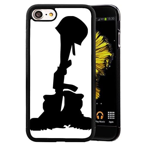 Ademen iPhone 7/iPhone 8 4.7 Case, Gun Design Hard PC Soft Silicone Protective Durable Shockproof Case For iPhone 7 iPhone 8 4.7